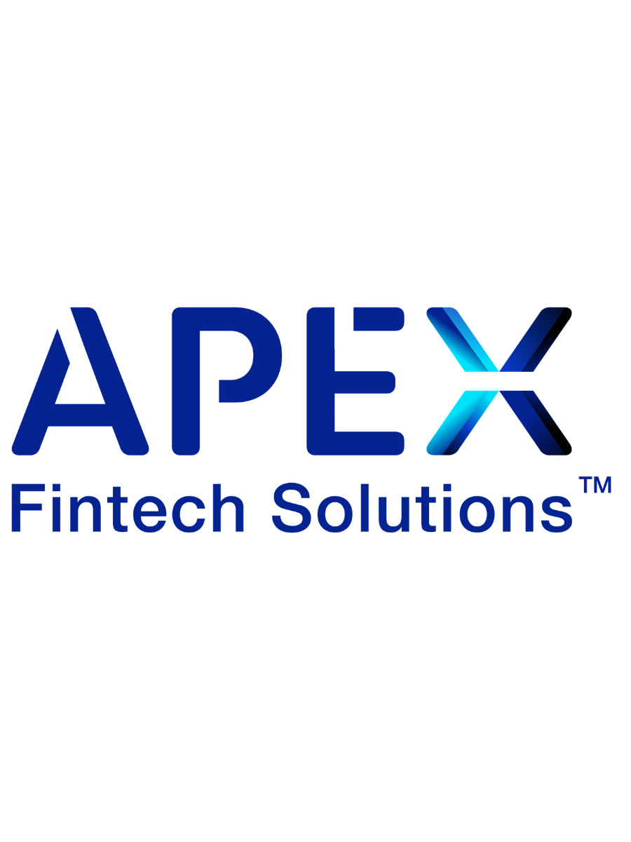 Logo of APEX Fintech Solutions with a stylized blue 'X' and dark blue text.
