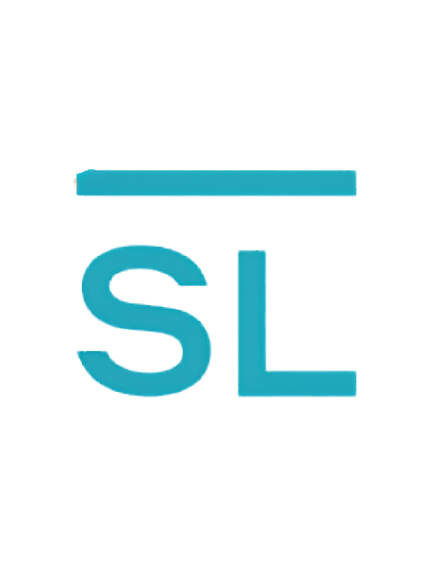 The logo of an organization or brand with the text 'Sustainable Living'. The logo features a sleek and modern design with a blue and green color scheme.