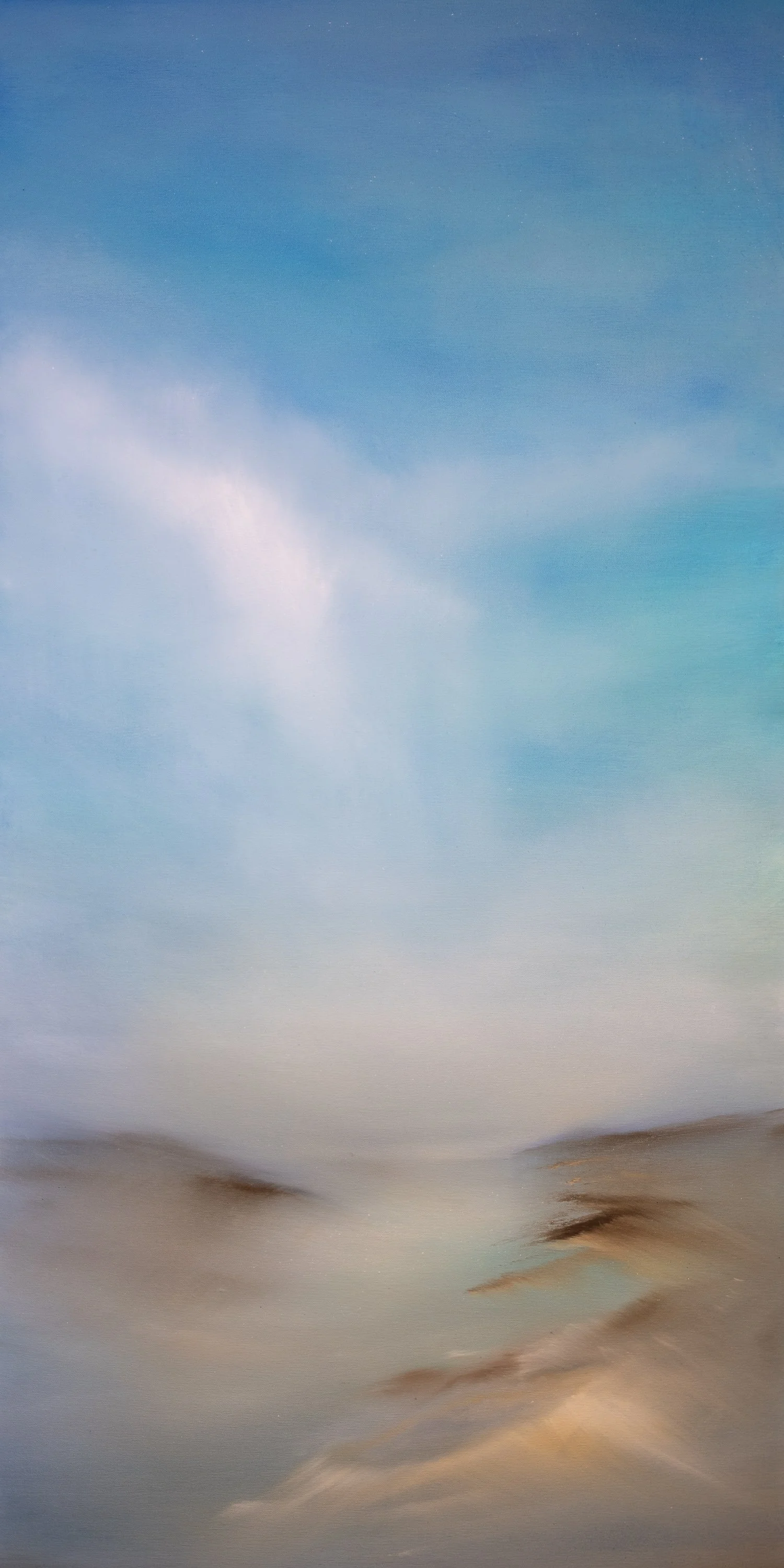 Quiet Shores, 24" x 48", 2026.