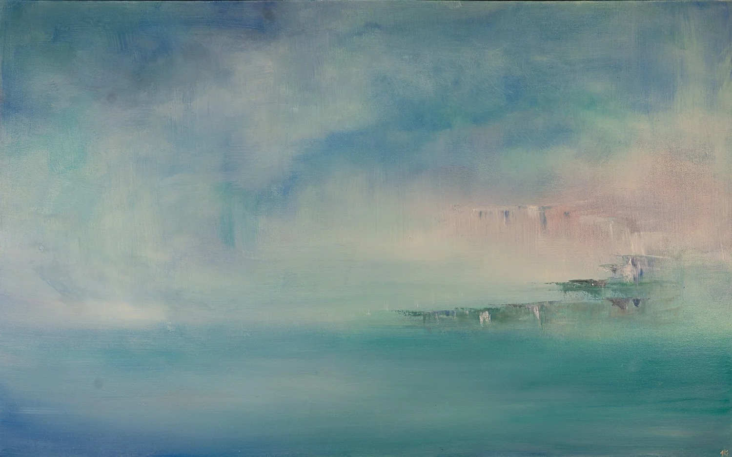 Peaceful Waters, 48" x 30"