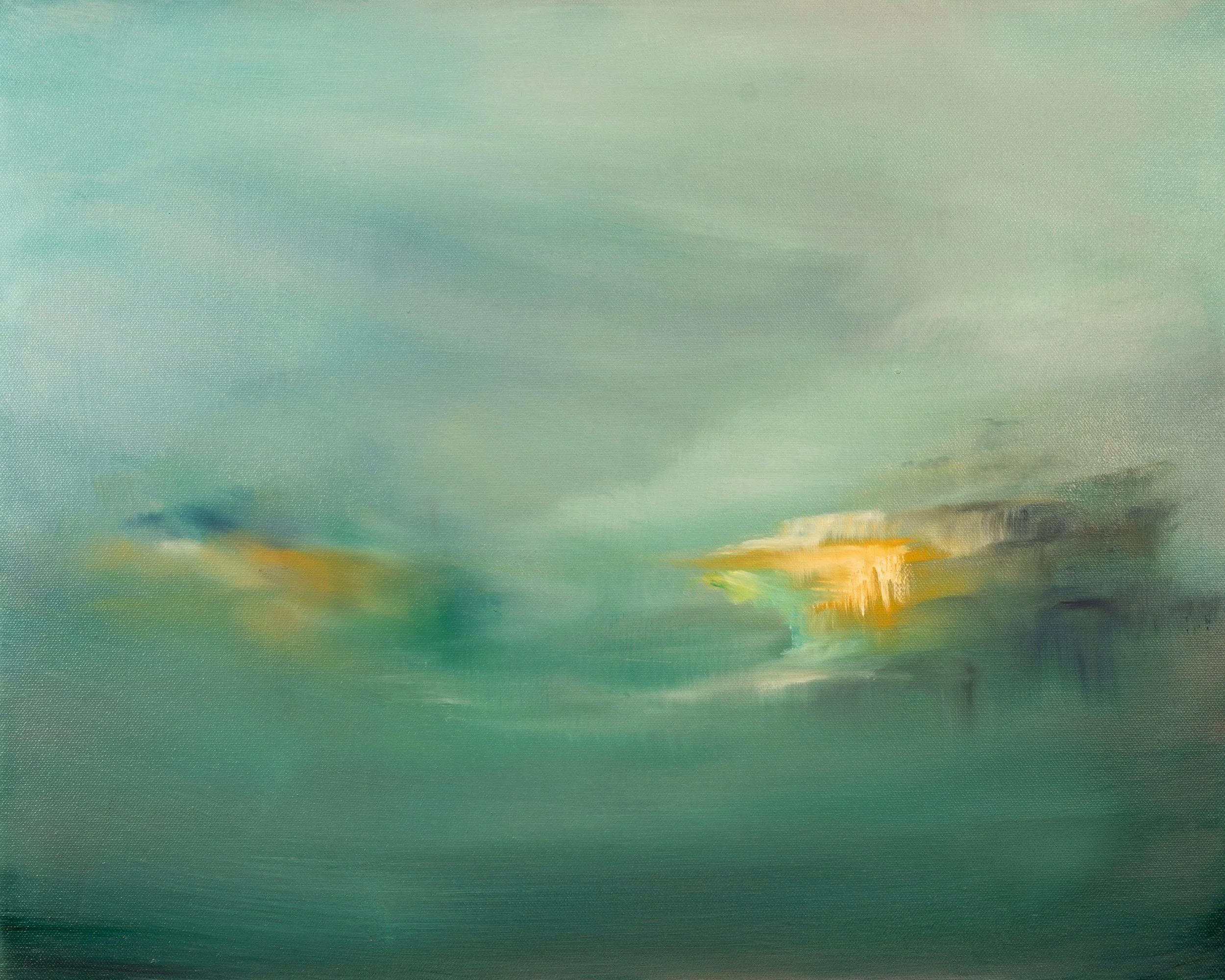 Breaking Through, 20" x 14", 2026.