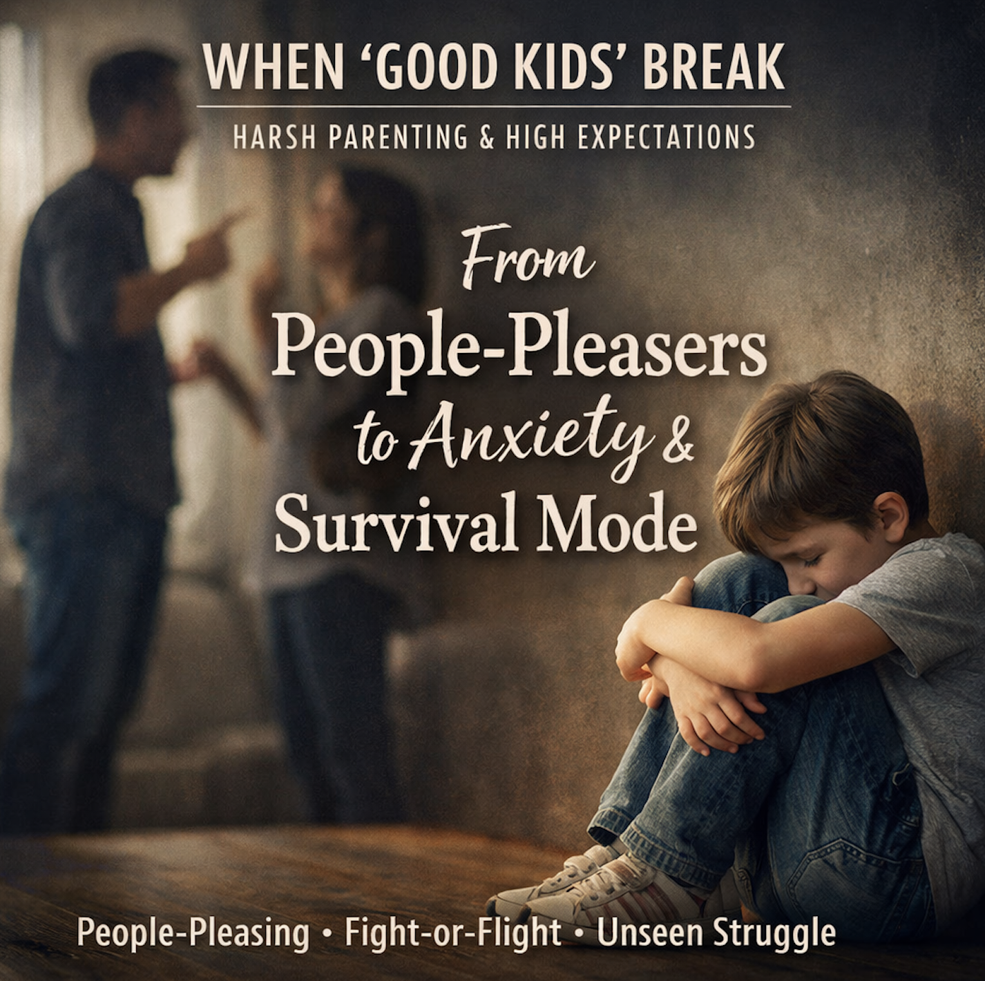 When “Good Kids” Break: How Harsh Parenting and High Expectations Create People-Pleasers, Anxiety, and Survival Mode Living