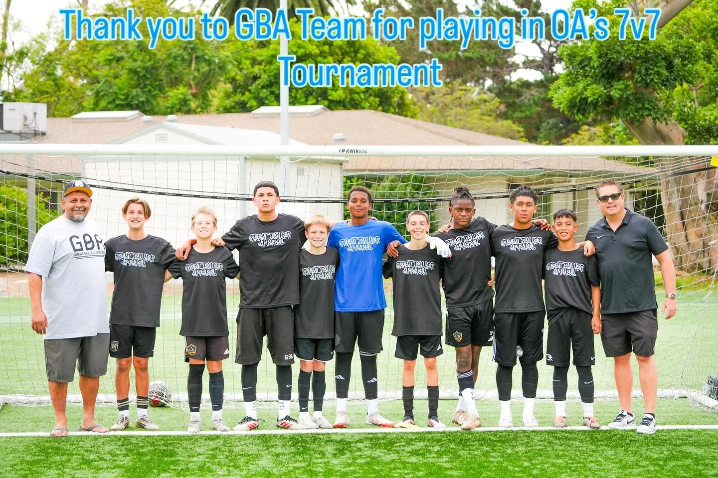 Thank you GBA team!  Stacked team of unbelievably talented footballers!🔥🔥🙌