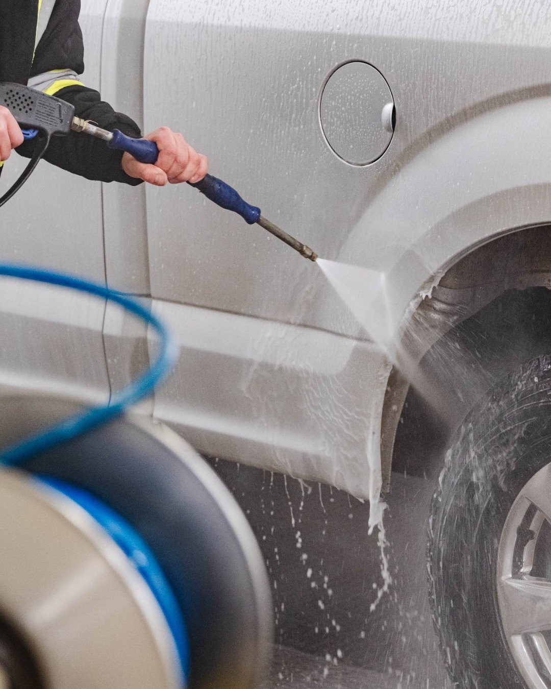 There&rsquo;s something so satisfying about watching all that grime come off. 🤩

#ShineOn #CarWash #YQR