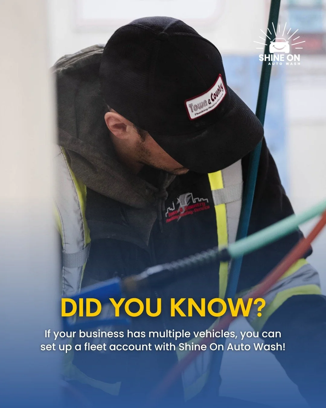 Fleet and wholesale accounts make it easier to manage washes for company vehicles, keep track of expenses, and save on regular cleanings, especially during the winter months.

If you want to learn more or get set up, chat with our team in the office 