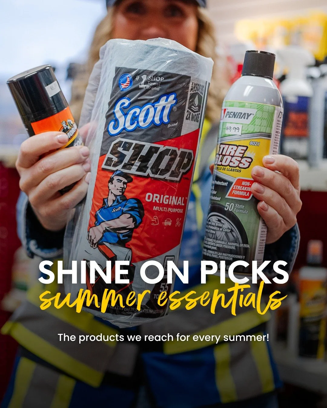 From quick cleanups to that finishing shine, these are the go tos that get the job done right, every time! 🛻✨

We keep these within reach all summer long. They're reliable, easy to use, and make a noticeable difference without overcomplicating thing