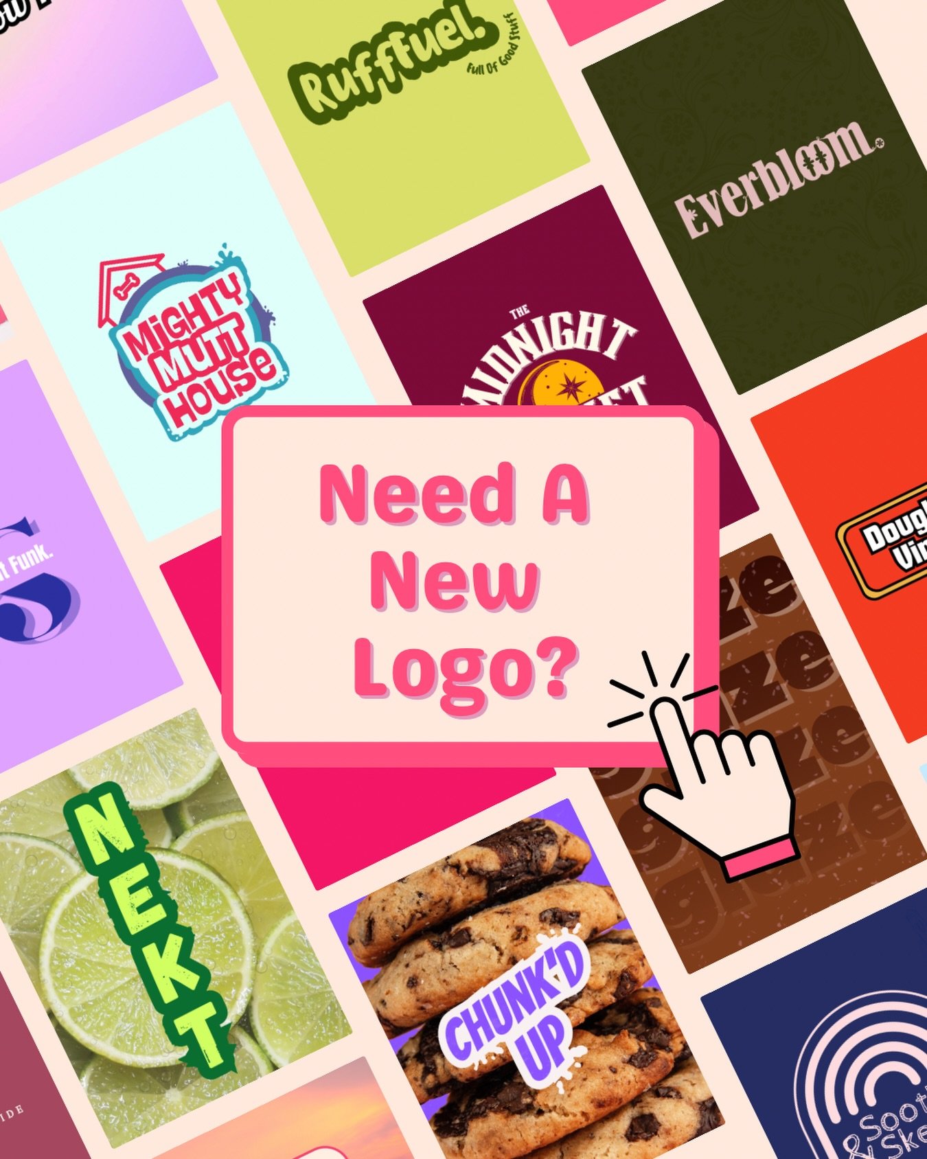 🤓 Your business deserves better than a logo made in Canva at 2am!

Time to give your business an upgrade. I design professional logos (never boring!!) 

No clip art. No Comic Sans. No trauma. And no crappy distorted JPEG files 😂😂

Colour, style, f