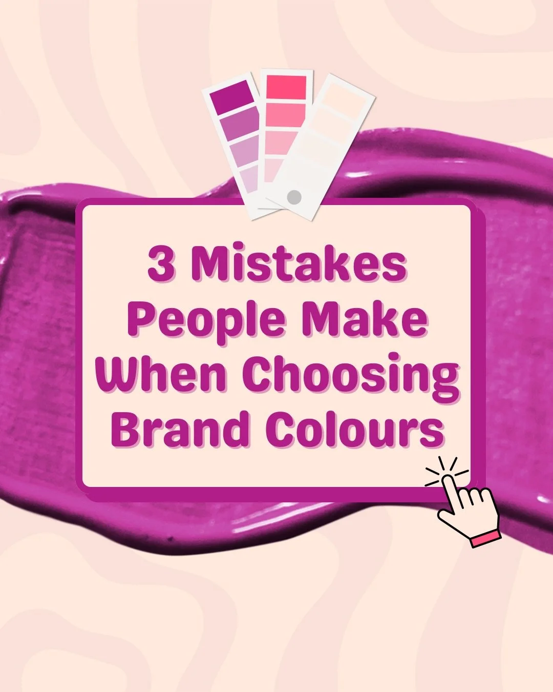 👀 Here are 3 common mistakes people make when they choose their own colours.

Number 3 is really irritating 😂

If you&rsquo;re keen to give your brand an overhaul or you&rsquo;re looking for support to create your new business image, drop me a mess