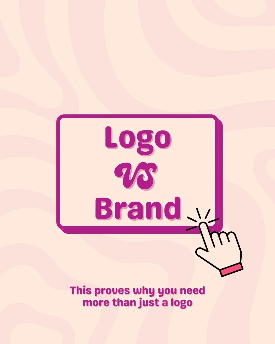 You honestly need more than 1 logo&hellip; just look at this 💕 

1 main logo? Cool. 

Doesn&rsquo;t work everywhere though.

🤩 You need a brand! Different layouts. A range of assets. You need to show up everywhere in different formats! 

I&rsquo;m 