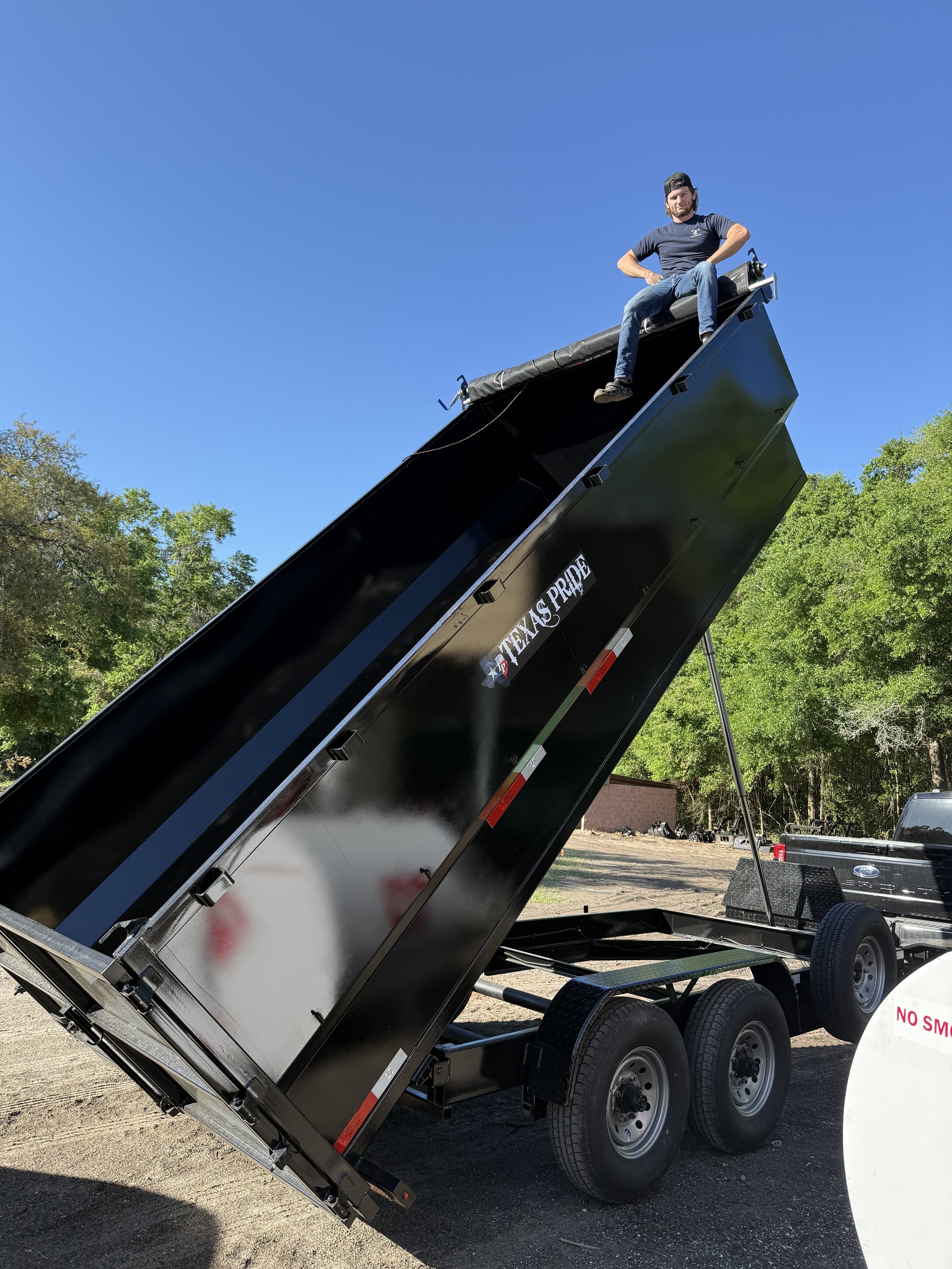 Texas Pride 7X16X4 Dump Trailer – 16,000 GVWR
