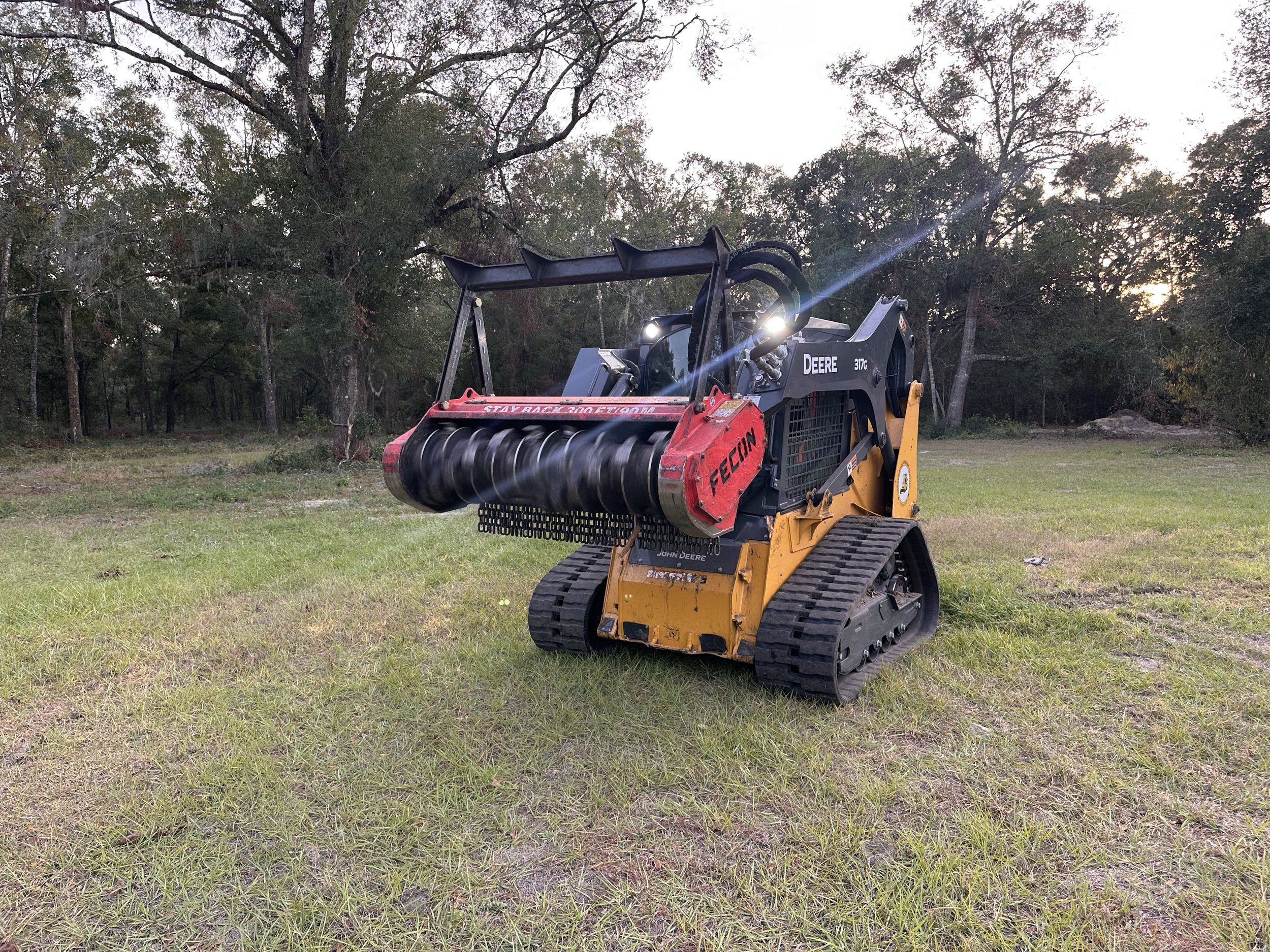 Fecon Mulcher W/ 317G Skid Steer