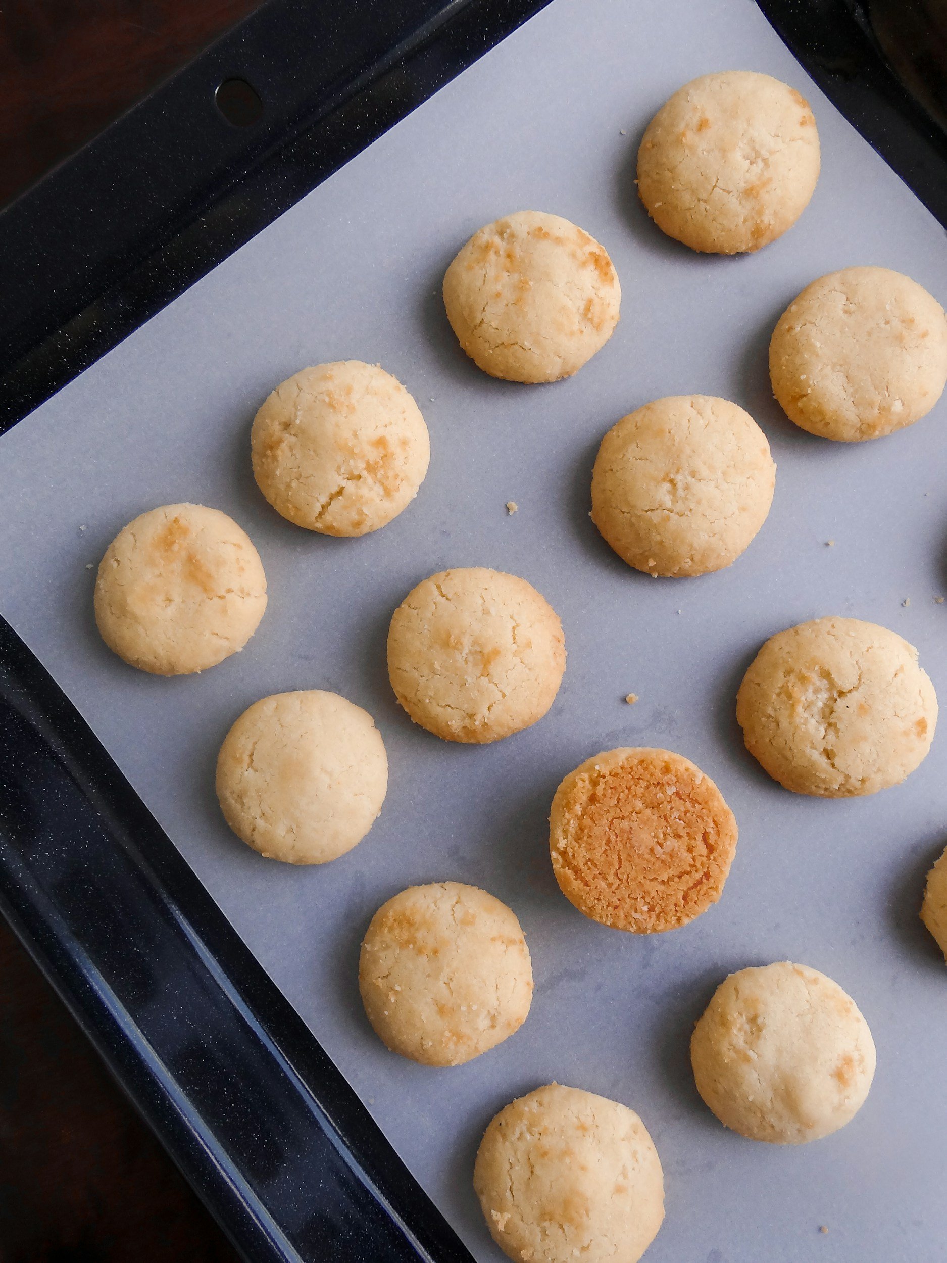 Brown Butter Shortbread w/ Orange Extract