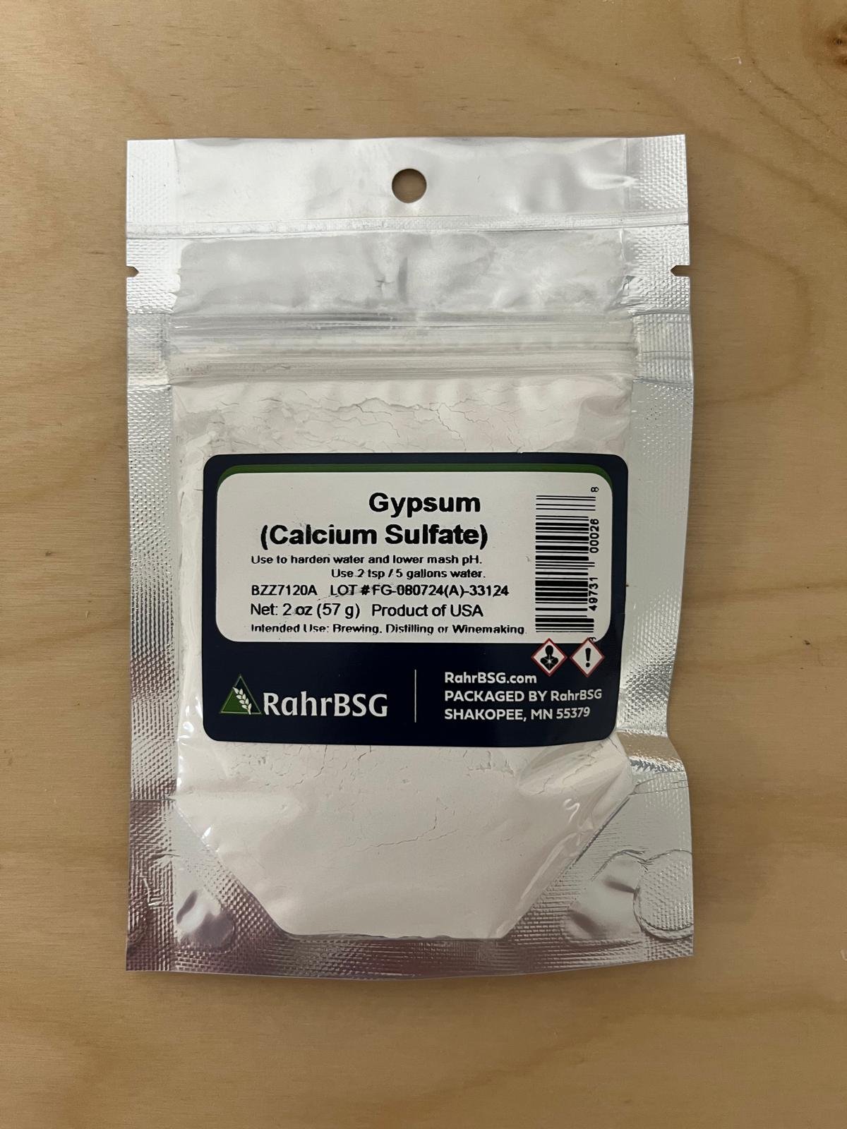 Gypsum (Calcium Sulfate)