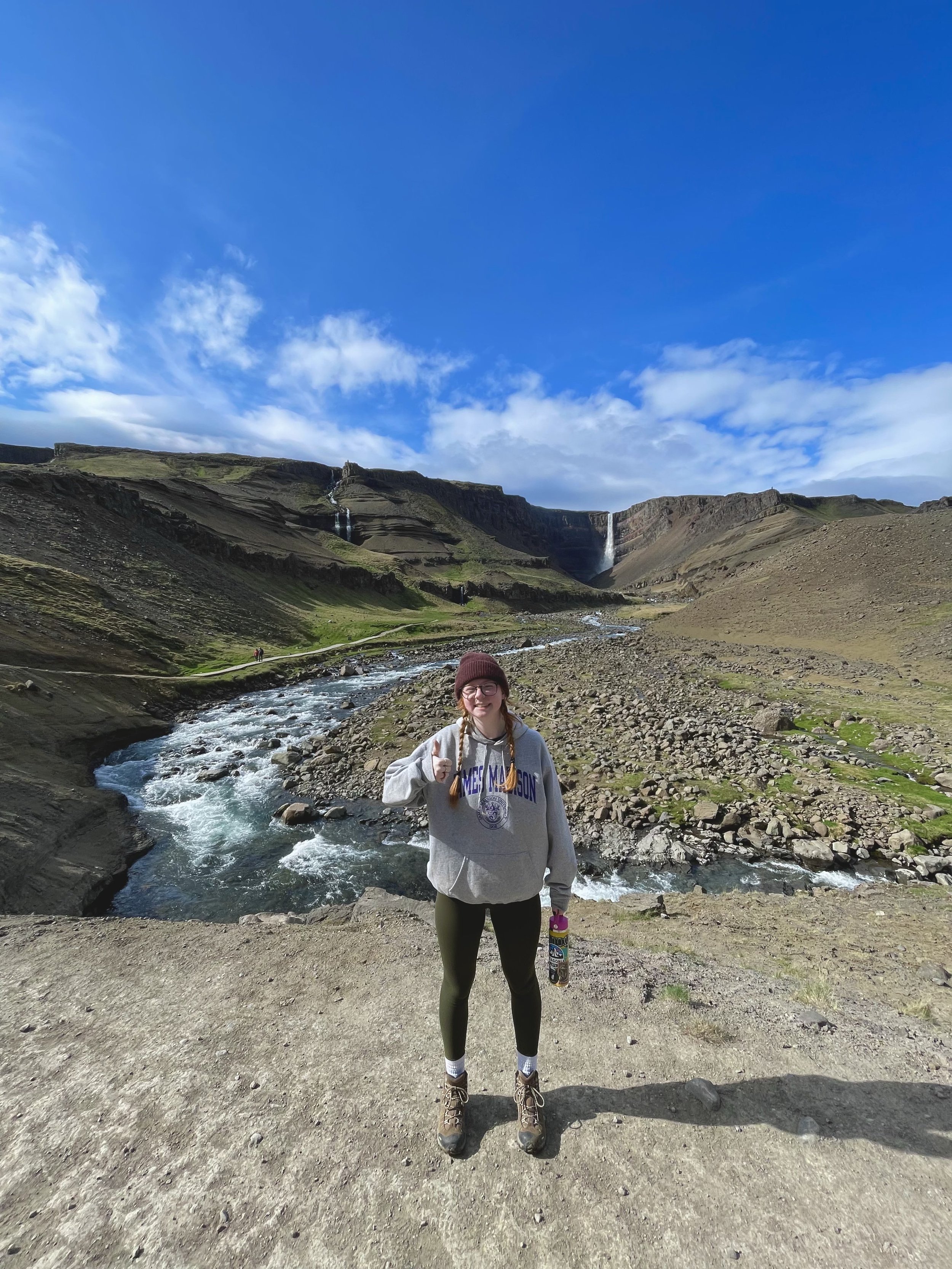 Hengifoss, Iceland (Hardest hike of my life but so worth it)