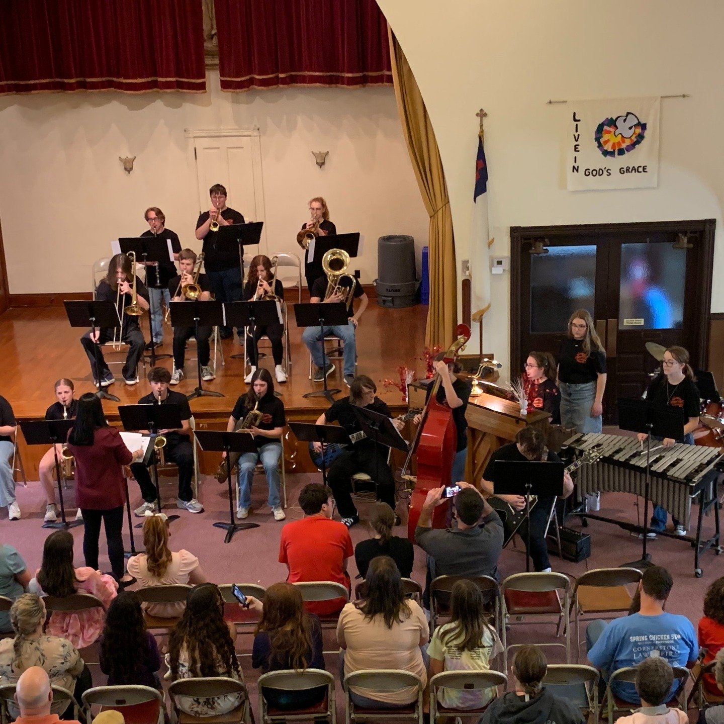On Saturday, April 26th, First UCC welcomed the Hamburg High School Band! Over 85 people were present to enjoy the beautiful music they shared and over $400.00 was raised which will go directly to the band. Thank you to those that came out to support