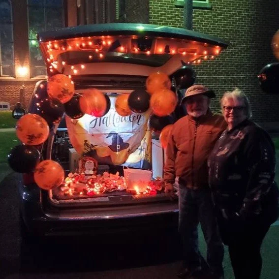 A spooooky fun 2-day Trunk or Treat event was had by all!

Thank you to all who stopped by, decorated their car, or donated candy.
Thank you Pirate Captain James for organizing us for this event.

What great costumes showed up for these two nights of