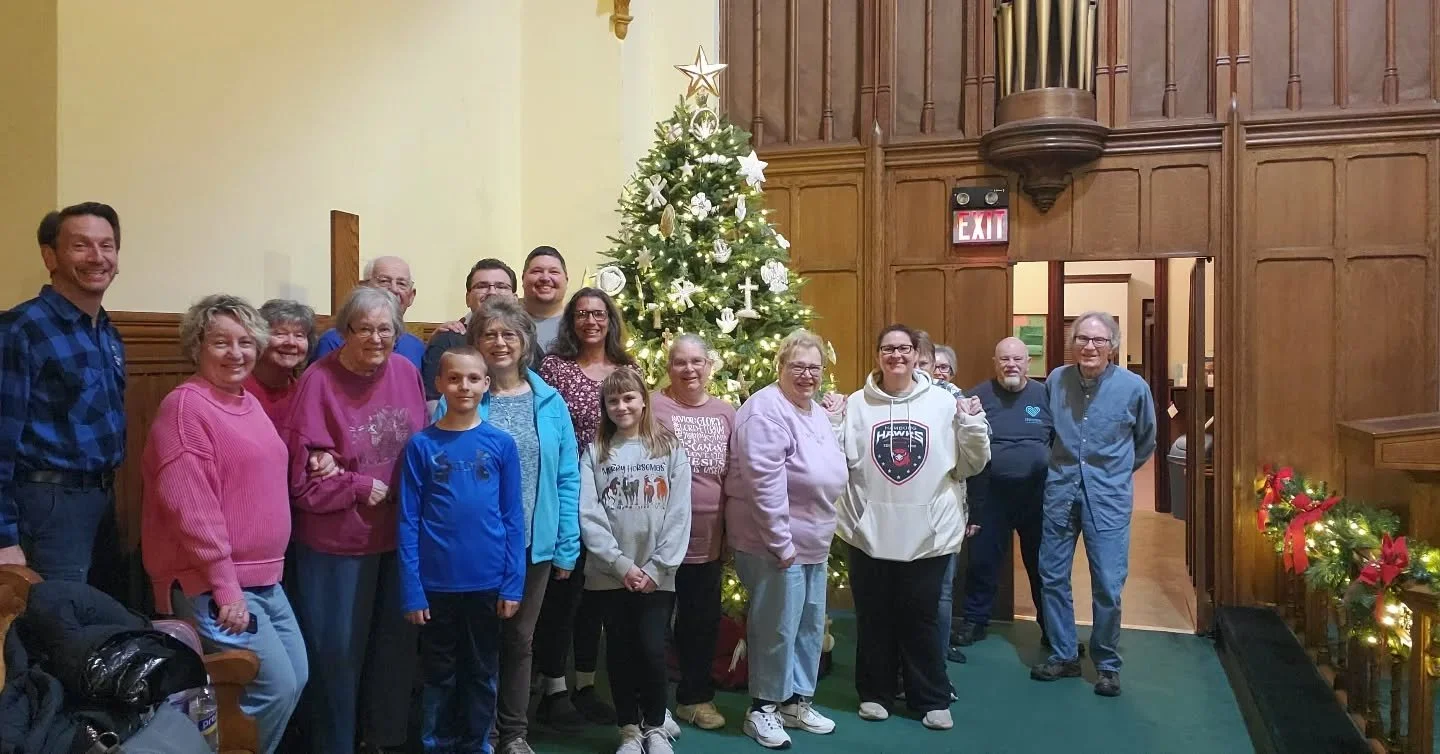 Thank you to everyone who came out to help decorate the sanctuary for Advent and Christmas, and for sharing in the wonderful fellowship together. 

We look forward to sharing with all the hope, peace, joy, love, and light of Christ this season, which