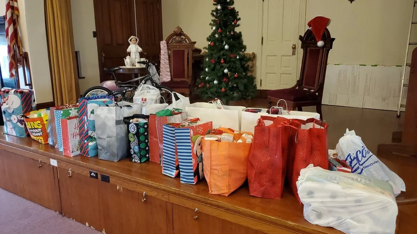 Thank you to everyone who donated to this year's Angel Tree - providing a stage full of gifts to brighten Christmas for others.

Thank you everyone for helping others to have a Merry Christmas!