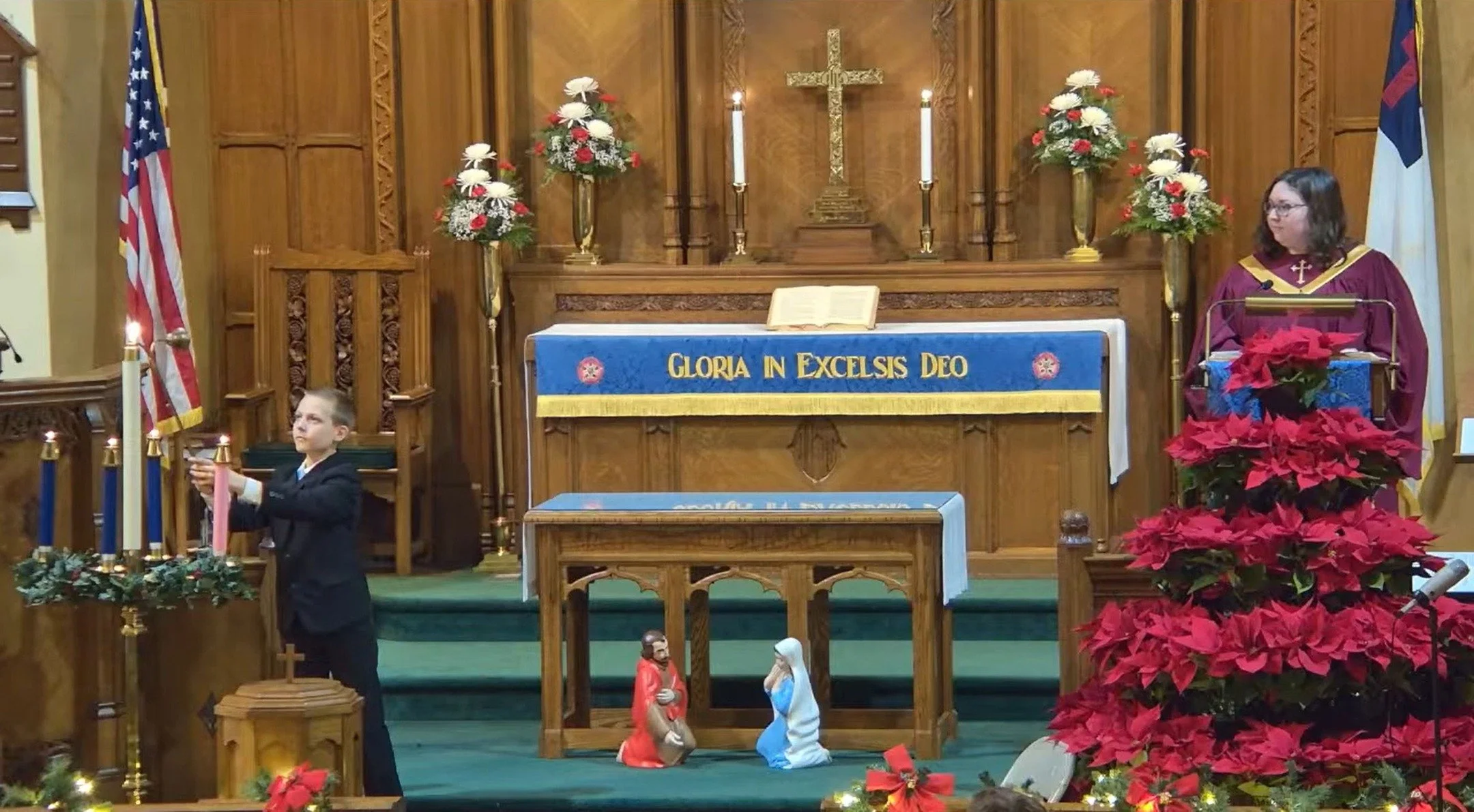 Christmas Eve - Wednesday, December 24 at 7PM &amp; 11PM

Candlelight with &ldquo;Silent Night&rdquo;, Christmas Carols, Communion, Birth Narrative of Christ, and more...

7PM info: www.hamburgfirstucc.org/events/chris...

11PM info: www.hamburgfirst