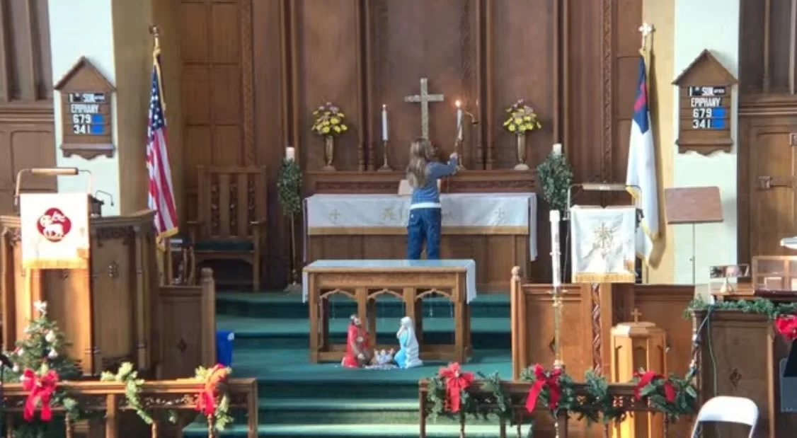 On this first Sunday after Epiphany, while teaching about Christ&rsquo;s baptism, Pastor Ben shared that Jesus fully walks with us because He leads by His example. Pastor Ben also demonstrated to the children and youth how sin makes a mess using item