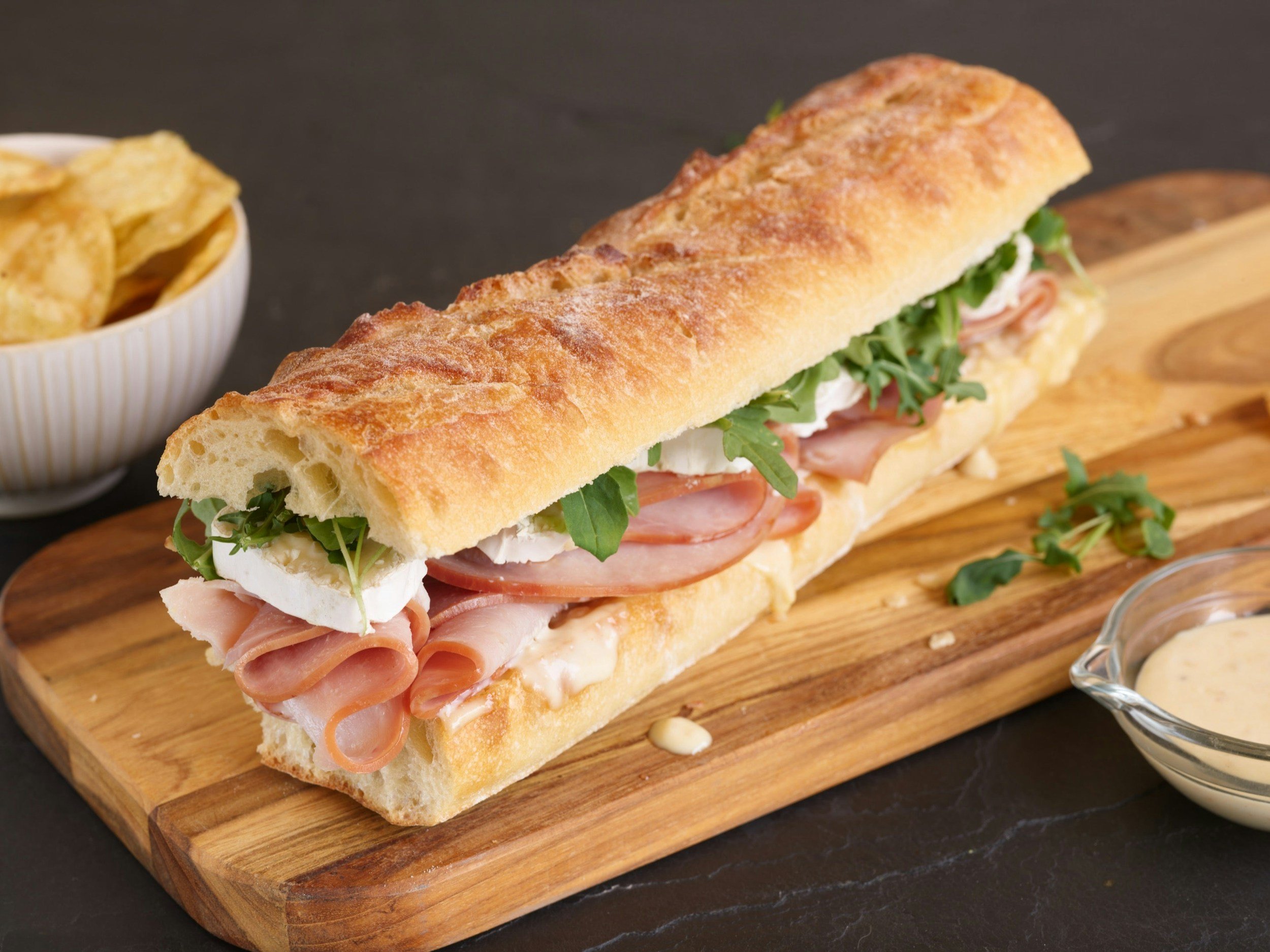 Stock image of a hoagie