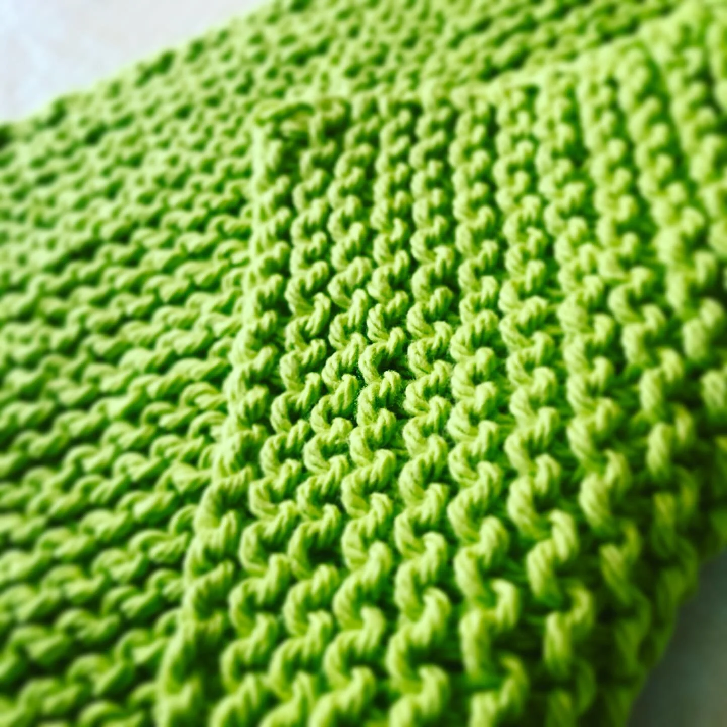 I know it sounds dramatic, but during kitchen clean-up yesterday, we realized we were out of usable dishcloths. I usually have a stash, so this was a bit of a surprise. While watching Conclave with my daughter, I grabbed some navy blue yarn and had o