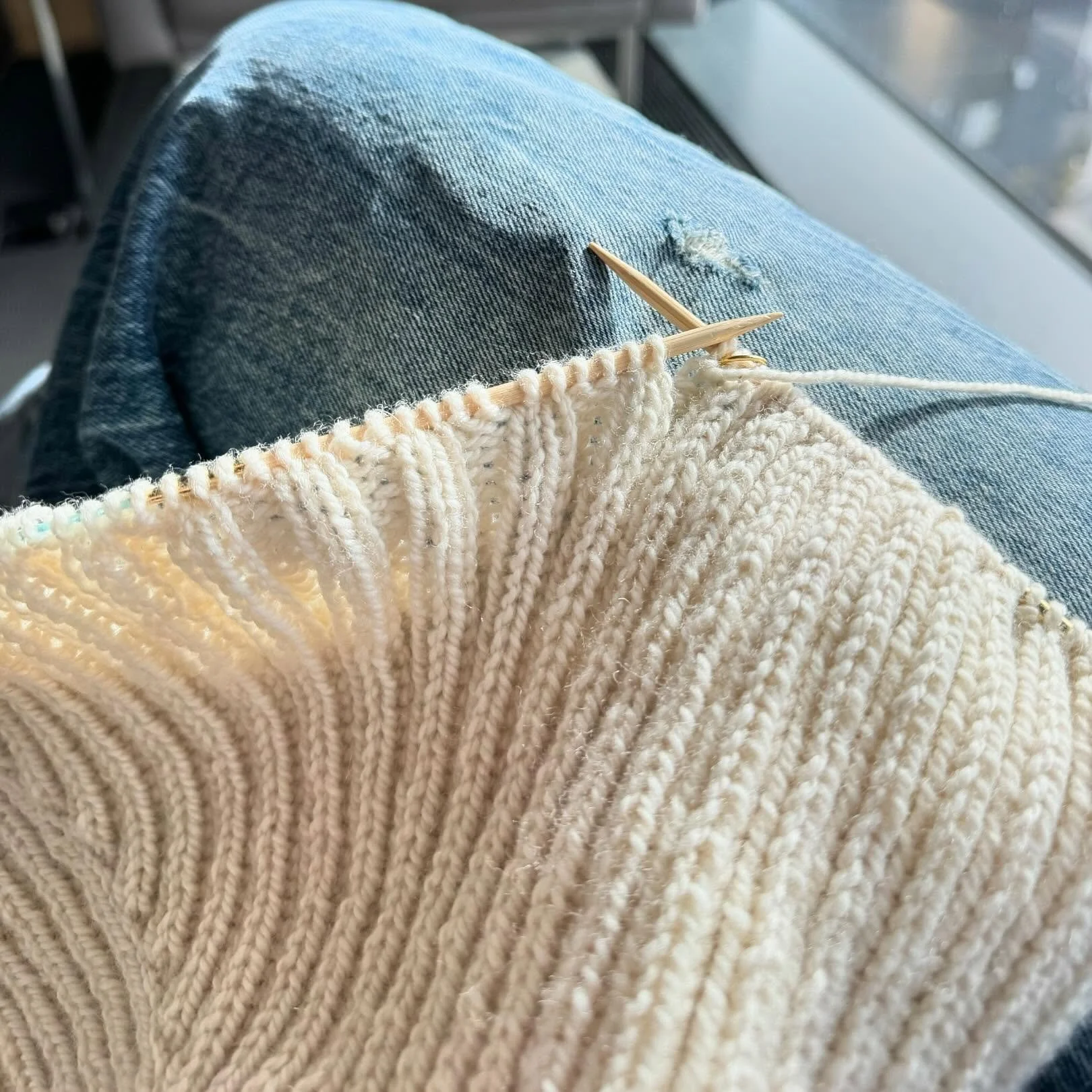 A little something for myself. #loungeknitter