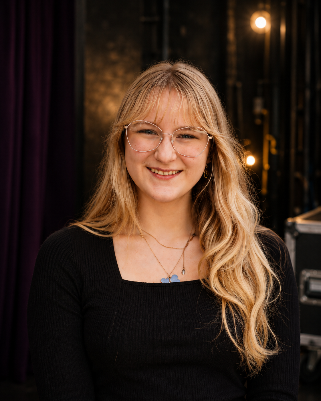 Madie, student intern, costume director and special needs children's teacher at Burchfield Theatre afterschool and summer theatre programs in Buda-Kyle, TX.