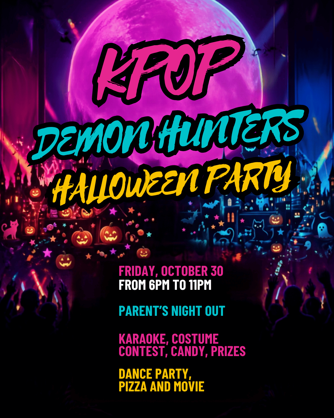 KPop Karaoke Halloween Party - Parent's Night October 30th