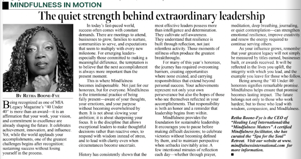 The Quiet Strength Behind Extraordinary Leadership — Retha Boone-Fye in Legacy Miami