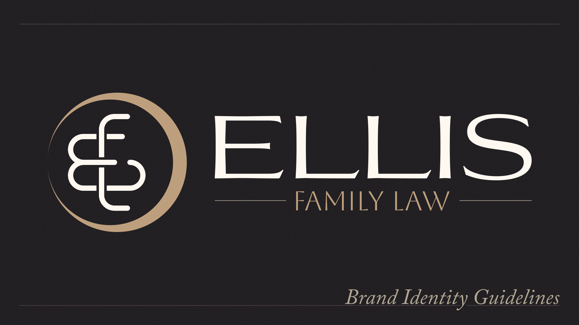 Ellis Family Law brand identity direction preview