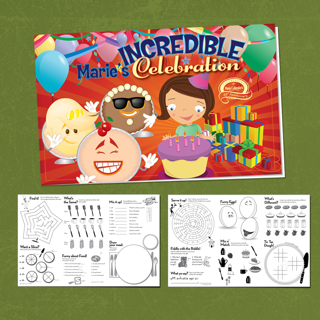 Marie Callender's Kids Menu
