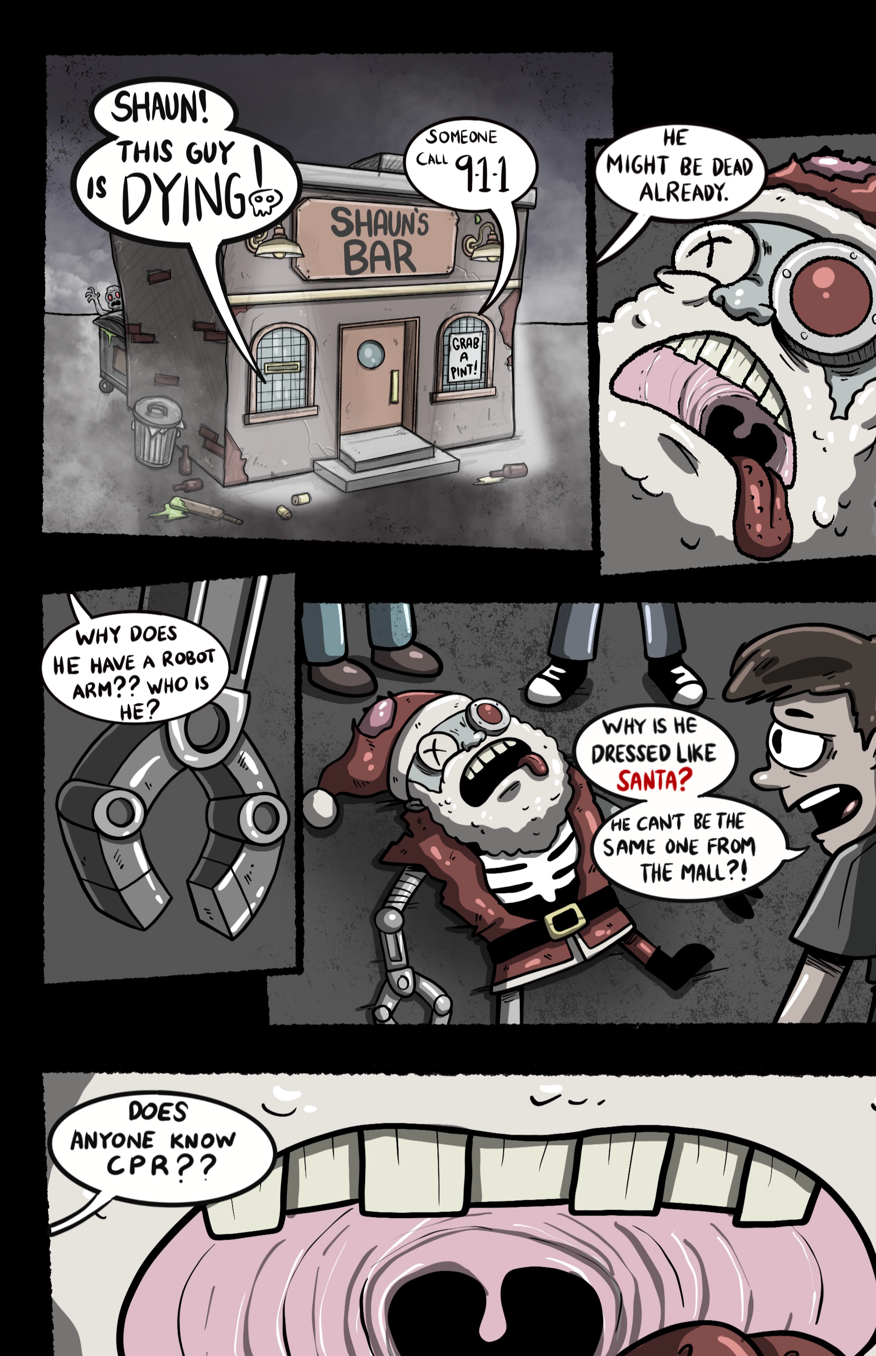 Preview: Robot Zombie Santa Claus