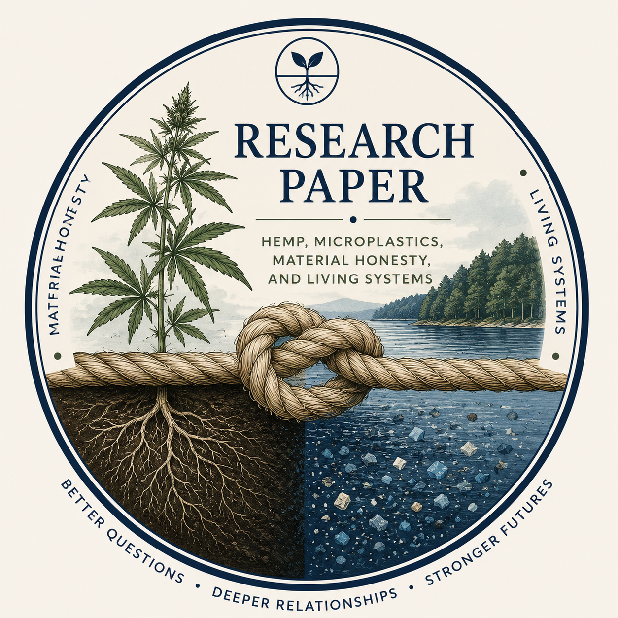 Public Research Paper: Hemp, Microplastics, Material Honesty, and Living Systems