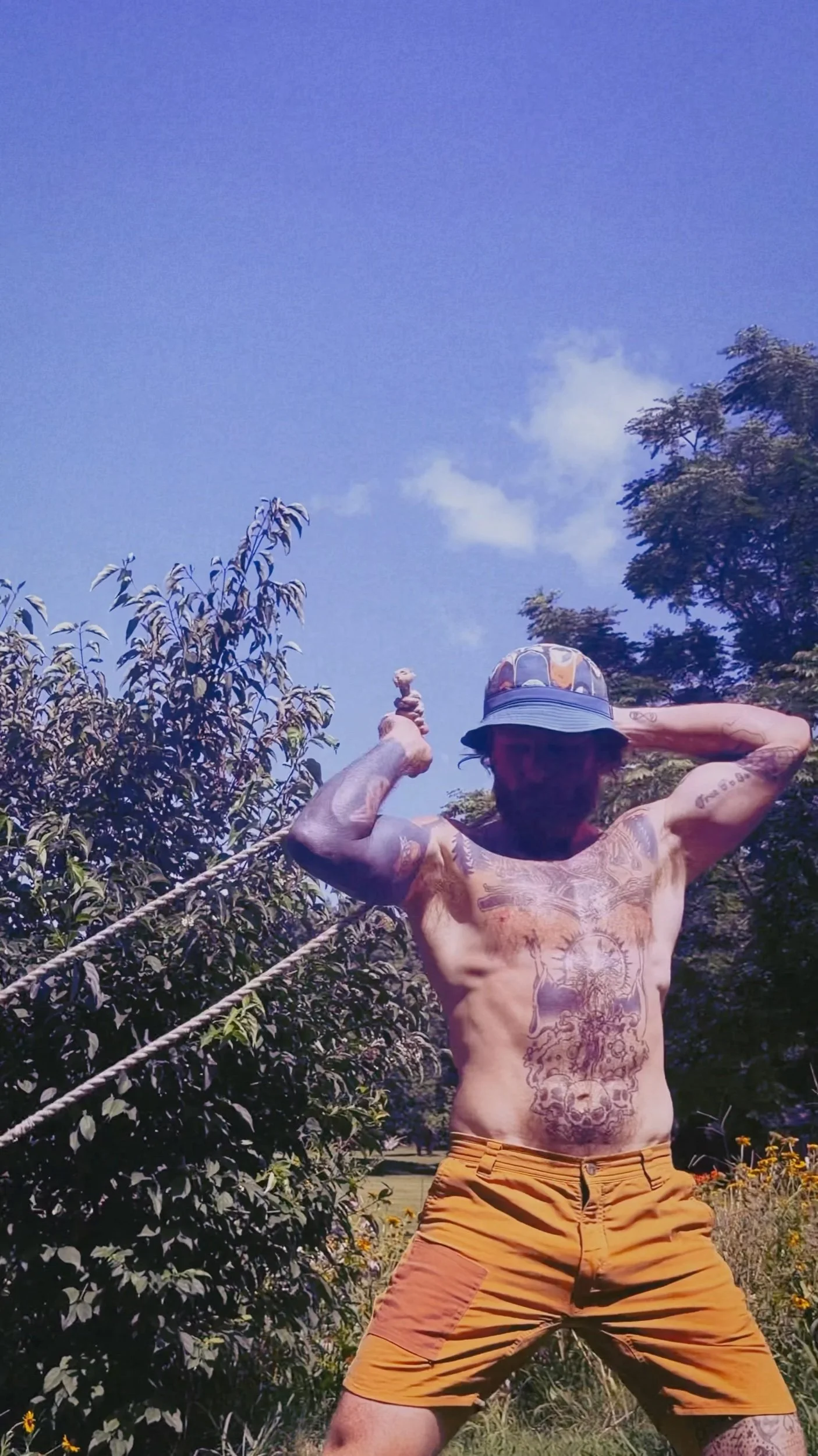 12mm River flow rope in use.