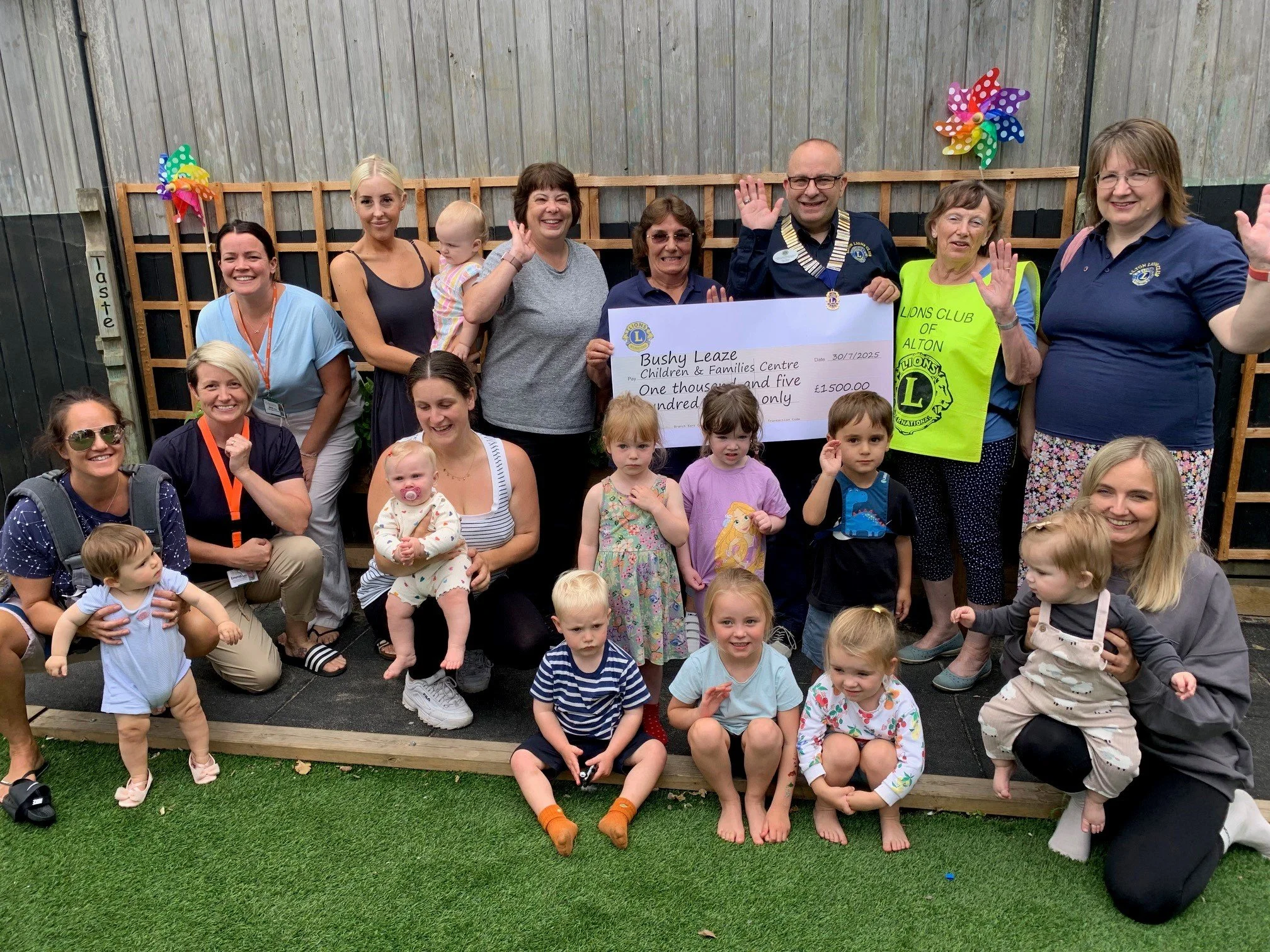 Donation to Bushey Leaze Children and Families Centre