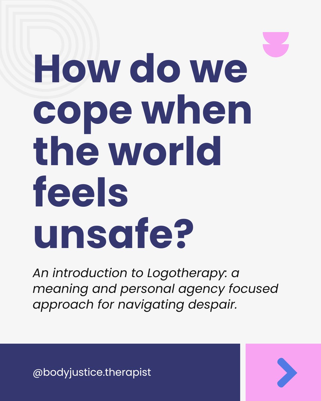 I've been having a lot of discussions with clients and peers on this topic recently. It is so easy to feel hopeless, let the despair take over and leave us frozen. So how have people moved through unimaginable pain and oppression before? What can we 