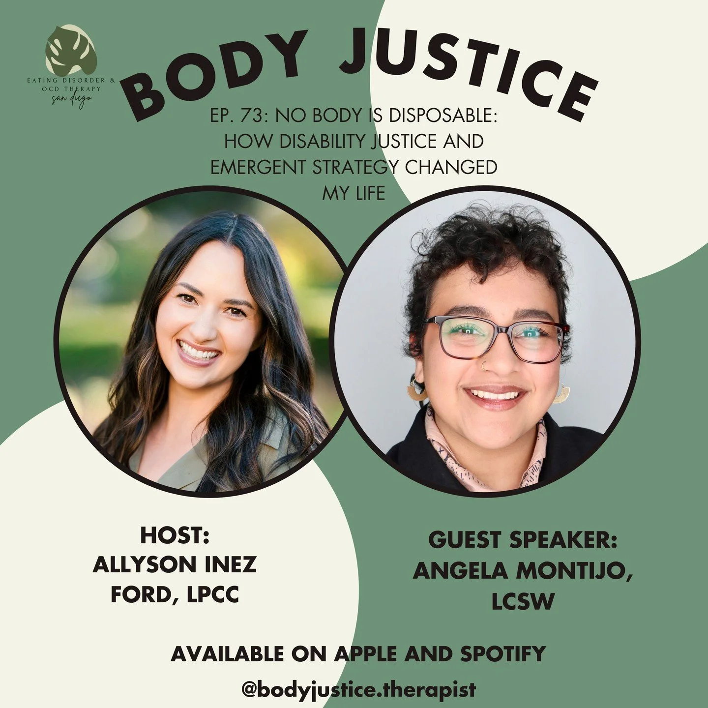 NEW EPISODE OUT NOW! Soooo excited for this one. Tune in to hear my convo with @angelaalchemy on how life changing disability justice and emergent strategy are as frameworks for how we show up in the world and how we are in relationship with one anot