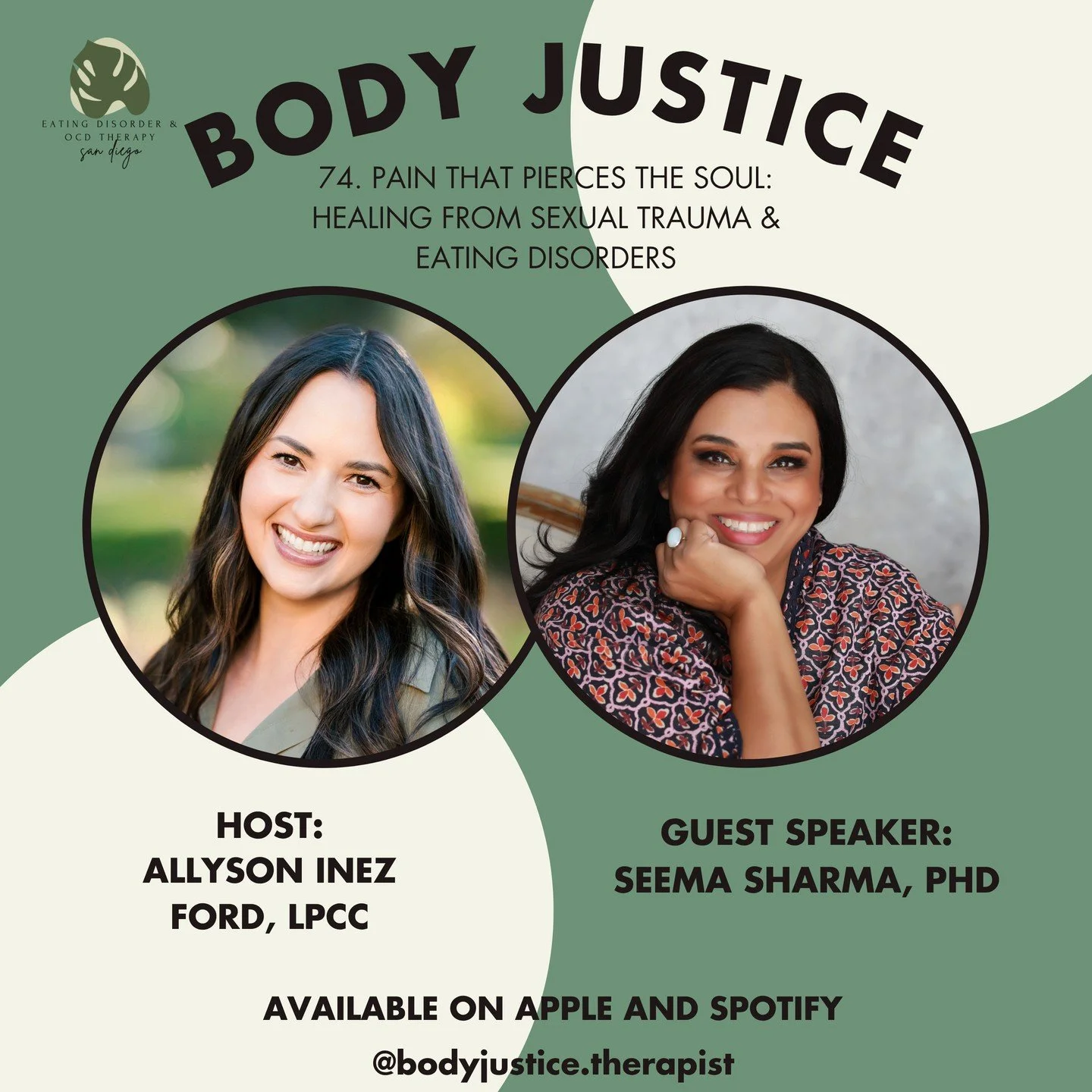 New Body Justice episode out now! I am SO excited for this one. I know I say that about every episode, but this topic really doesn't get the attention it deserves. Almost every woman in my life has experienced some kind of sexual harassment or abuse.