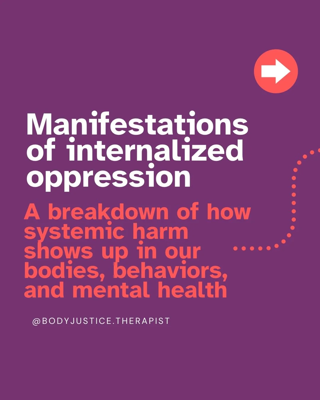 Internalized oppression happens when people from a marginalized group begins to believe and accept the negative stereotypes and misinformation about their own group, which is perpetuated by the dominant group. 

But how does this impact mental health