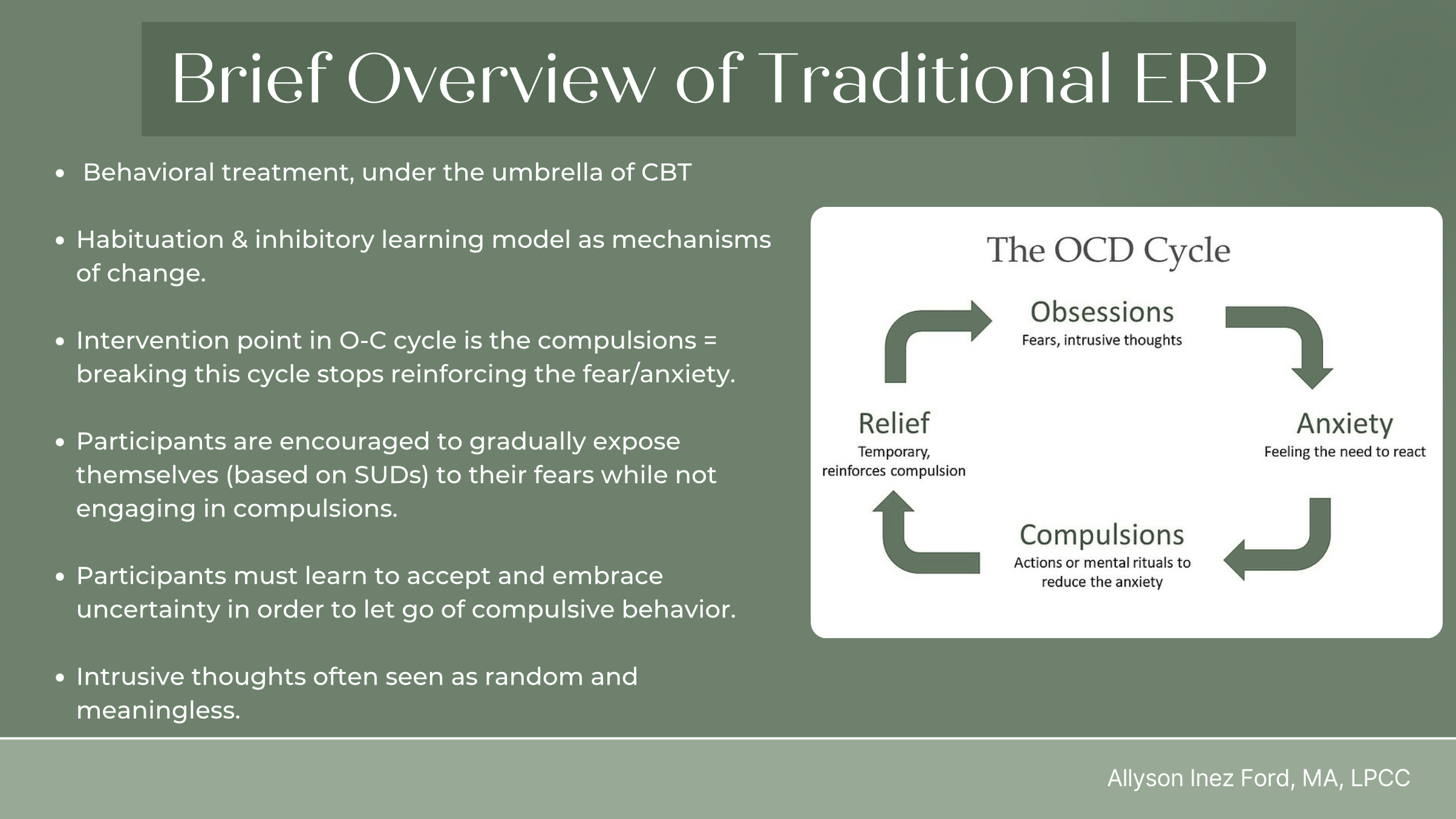 Screenshot of slides from anti-oppression OCD talk by Allyson Ford