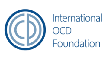 Logo of the International OCD Foundation with a circular emblem and text.