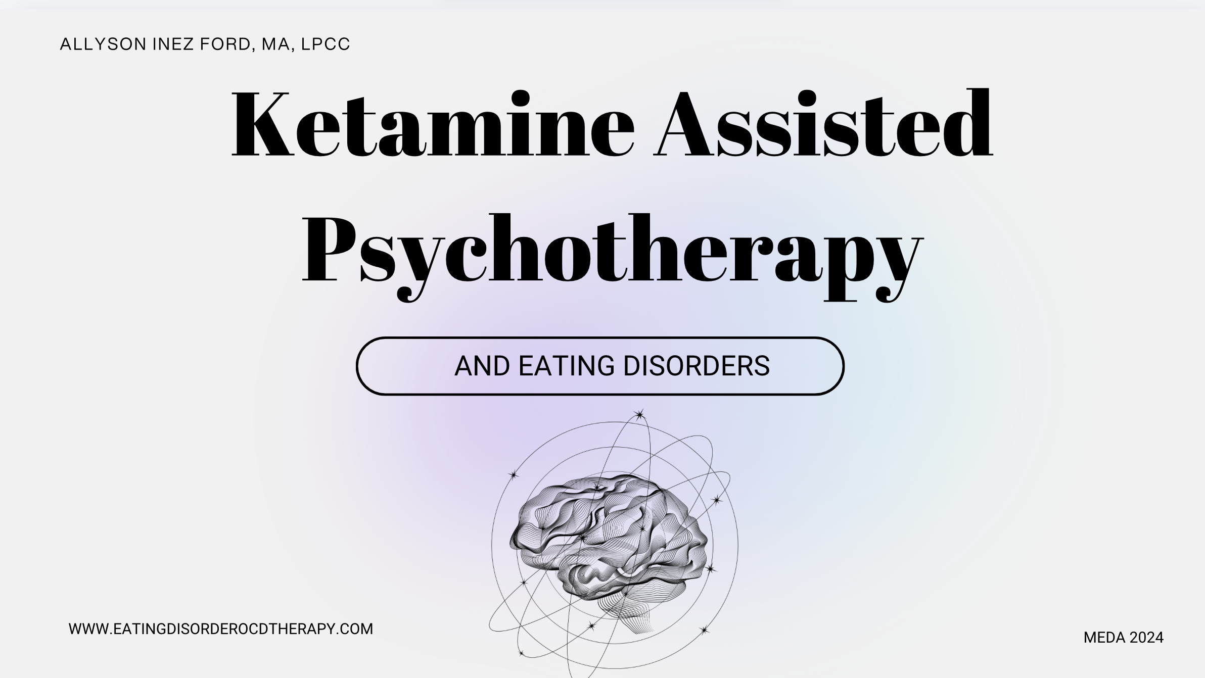 Ketamine eating disorder therapist California 92103 92116 91910