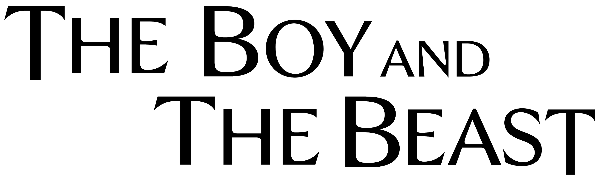 Though this initial typeface leaned too far into high-fantasy for the more action-driven film, the layout used here would inform the final title treatment. Its structure placed the right emphases for readabilty, and the staggered lines created a more