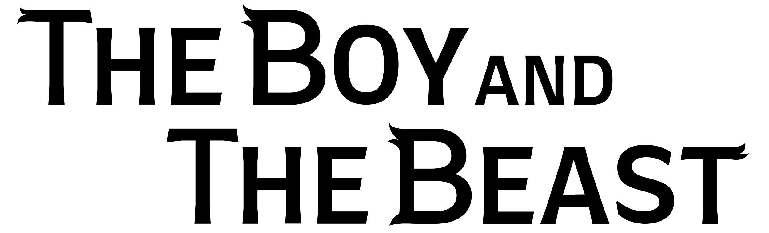 After deciding to add tufts on some letterforms, many experiments were done to illicit both characters as best as possible. Some challenges included varying each tuft in an obvious but non-distracting way, and to avoid drifting into shapes that sugge