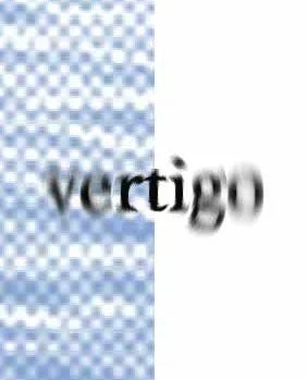 I explored a swirling type treatment for the “vertigo” theme, but it lost readability when scaled down.