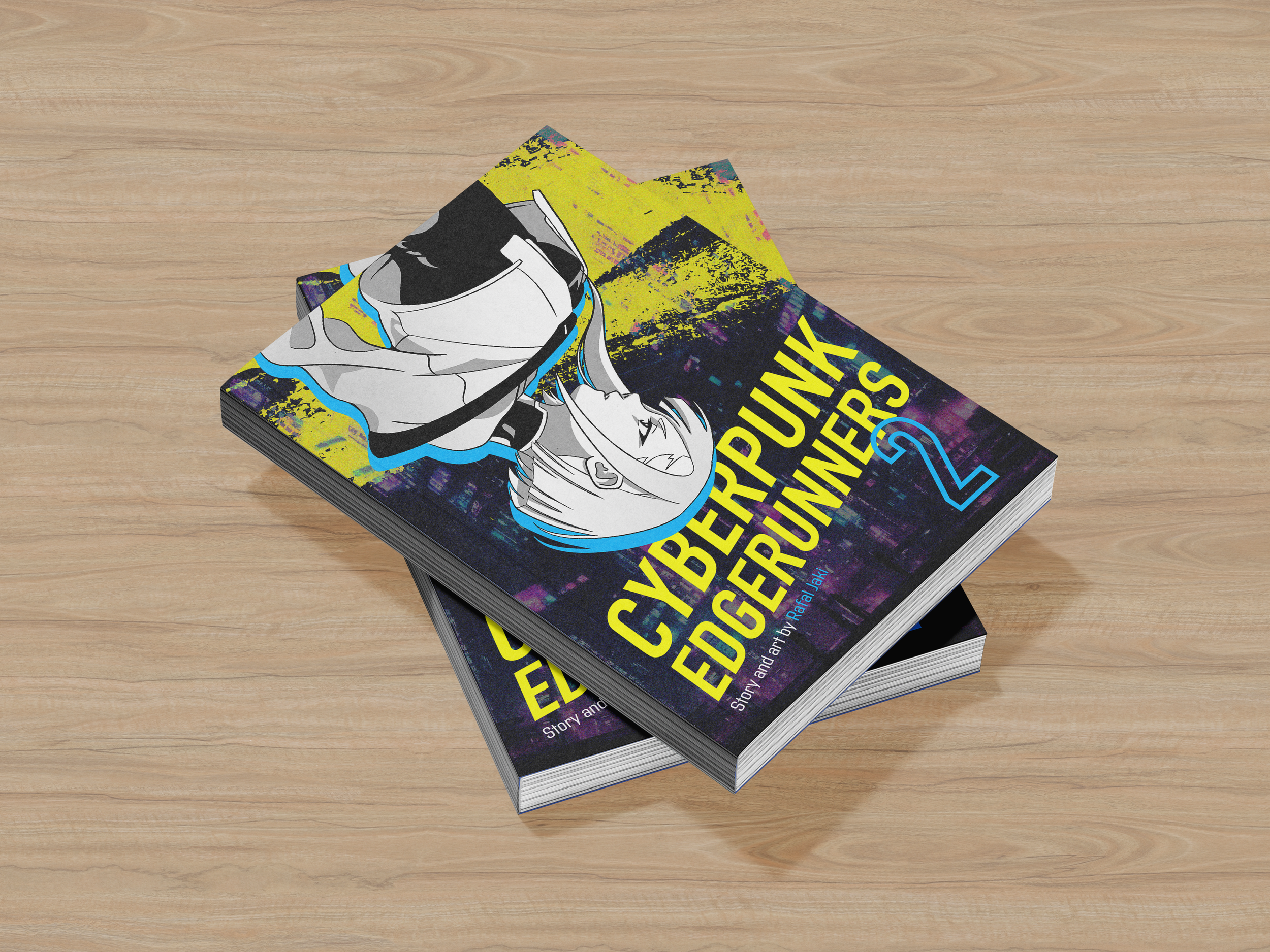 Cyberpunk Edgerunners, conceptual manga cover design