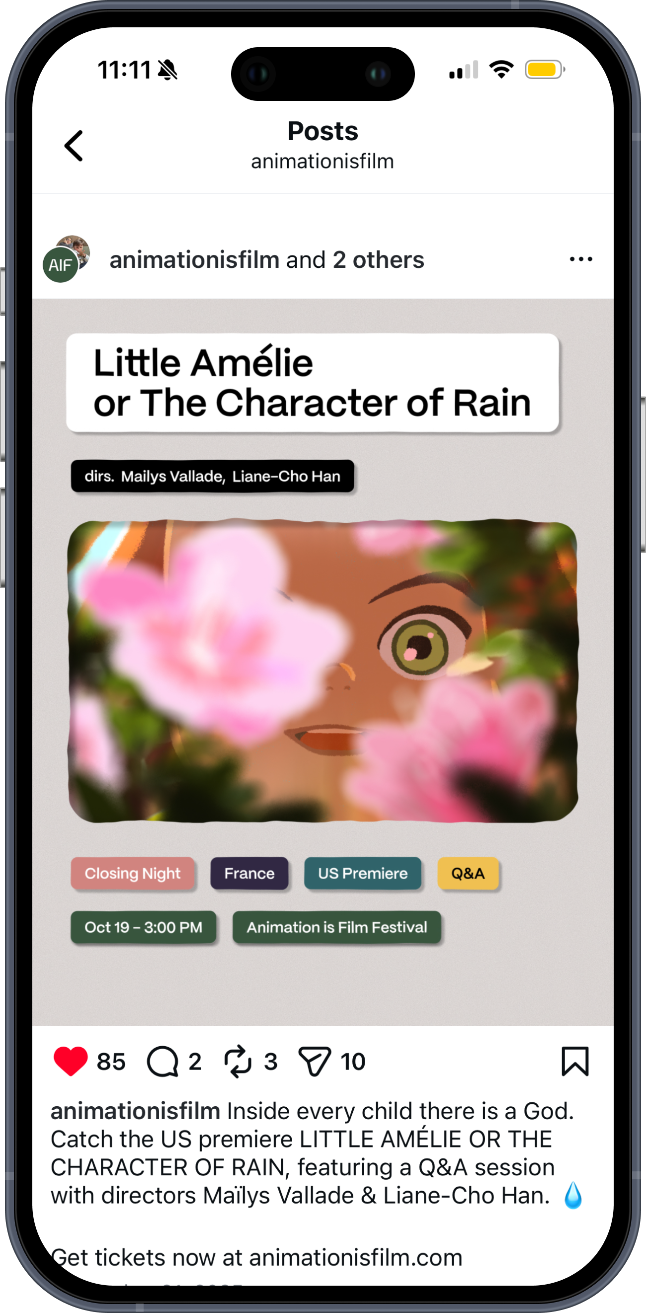 Final featured film graphic