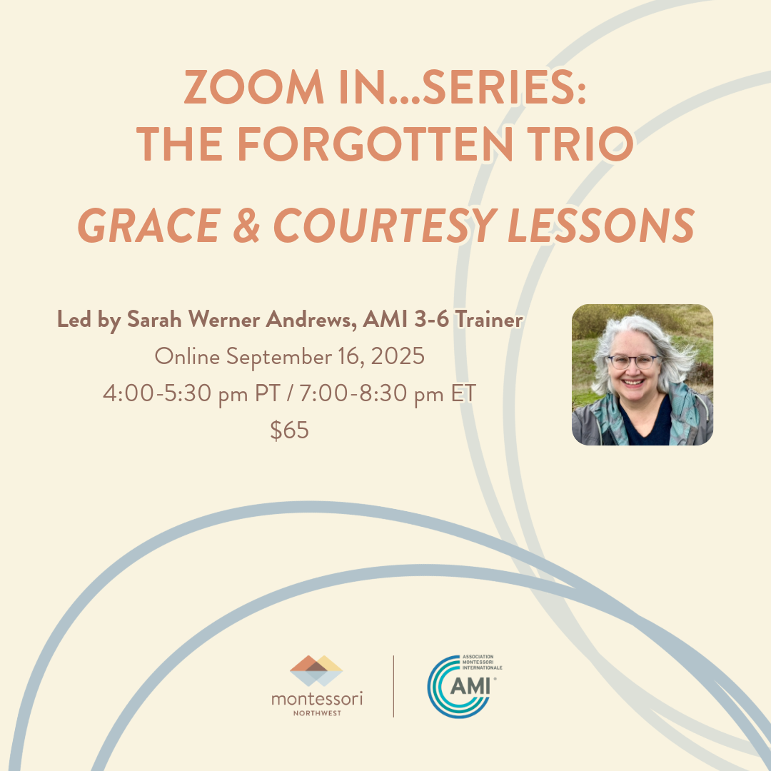 3-6 Zoom In…Series: The Forgotten Trio - Grace & Courtesy Lessons