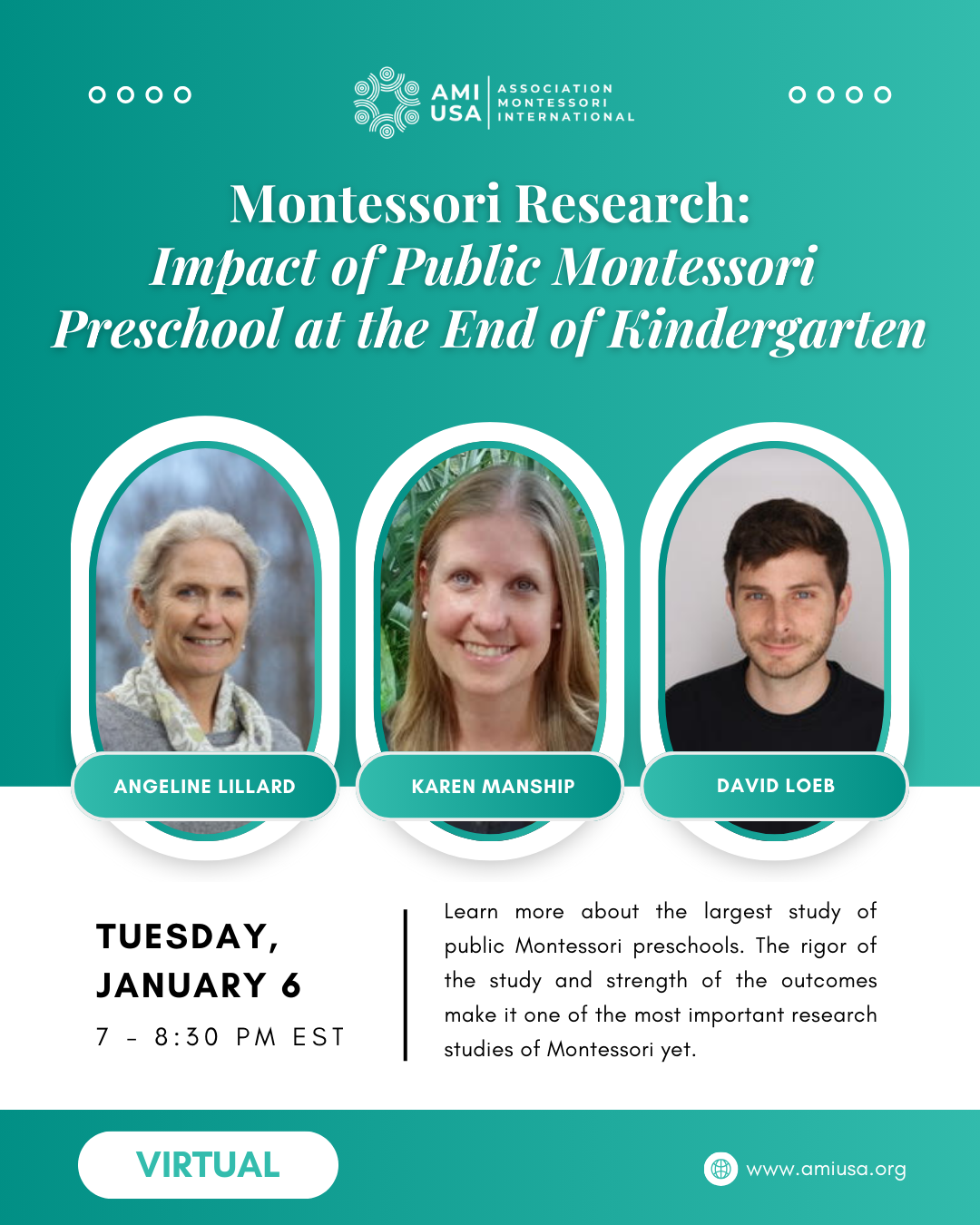 Montessori Research: Impact of Public Montessori Preschool at the End of Kindergarten